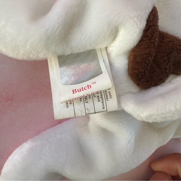RARE VINTAGE Ty Beanie Baby Butch with Tag Error 1998/1999 some stains - Picture 8 of 14